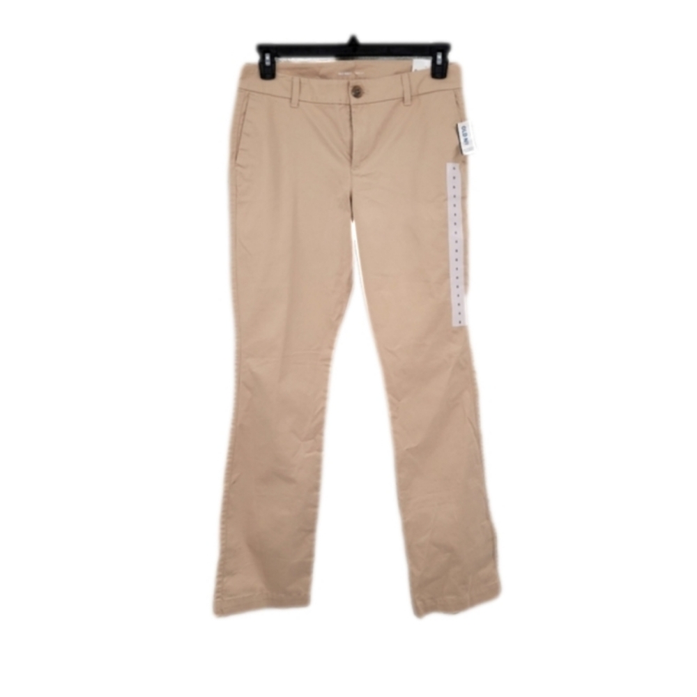 Old Navy Boot Cut Tan Flat Front, Women's size 8